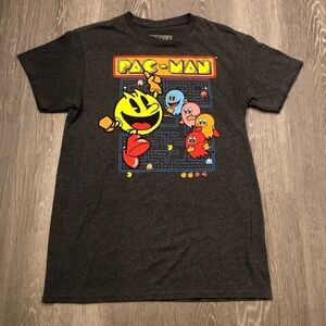 Namco Atari PAC-MAN Tee Sz Small Charcoal‎ Heather